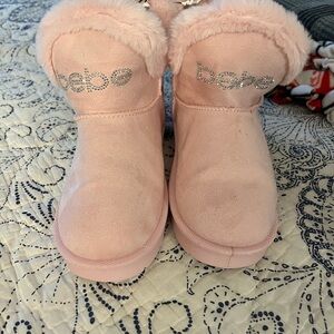 NWT Bebe girls Pink Boots size 3